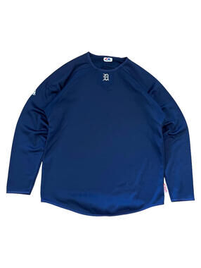 Majestic Therma Base Detroit Tiger Long Sleeve Size Large Y2K MLB Baseball